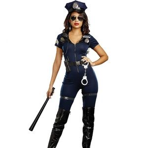 Sexy police halloween costume. SIZE MEDIUM